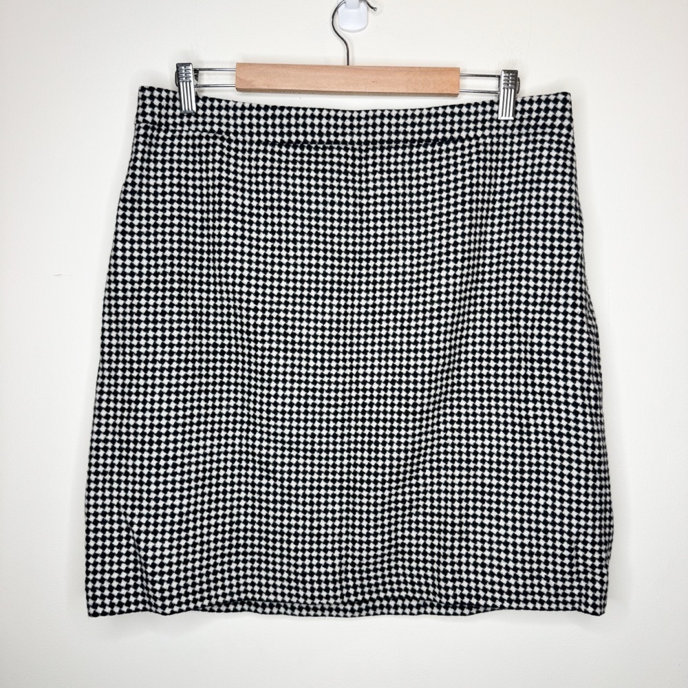 NWT Talbots Houndstooth Skirt Size 16 Petite